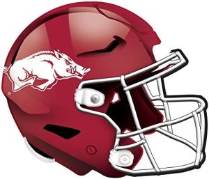 Fan Creations NCAA Arkansas Razorbacks Unisex University of Arkansas Authentic Helmet, Team Color, 12 inch, (C1008-Arkansas)