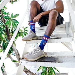 FBF NHL New York Rangers Four Stripe Deuce Socks