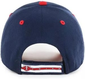 MLB Minnesota Twins MVP Hat Classic Twins Team Logo Adjustable Structured Hat