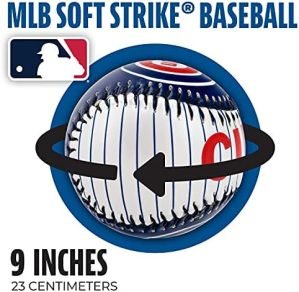 Franklin Sports MLB Team Baseball – MLB Chicago Cubs Team Logo Soft Baseballs
