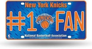 NBA #1 Fan Metal License Plate Tag