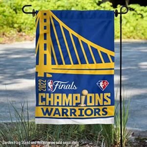 NBA Golden State Warriors 2022 NBA Champions Double Sided Garden Flag Banner