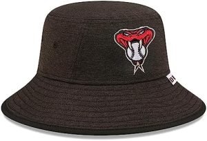 New Era Arizona Diamondbacks Black Heather Bucket Hat
