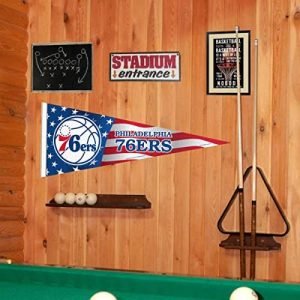 NBA Philadelphia 76ers Nation American Stripes Pennant Flag