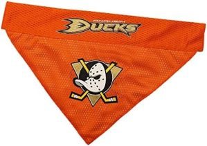 Pets First NHL ANAHEIM DUCKS BANDANA for DOGS & CATS. - Cute & Stylish Bandana! The Perfect HOCKEY FAN Scarf Bandana, great for Birthdays or any Party!