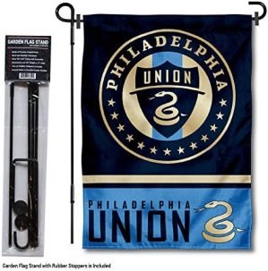 Philadelphia Union Garden Flag with Stand Pole Holder