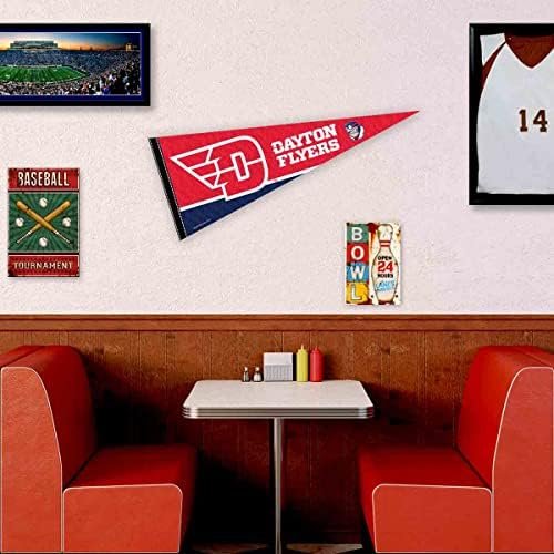 Dayton flyers new logo 12 in x 30 in pennant - sports store history