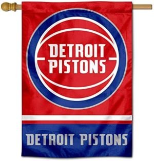 Detroit Pistons Double Sided House Banner Flag