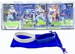 Cole Beasley Football Cards (5) Assorted Bundle - Dallas Cowboys Trading Card Gift Set