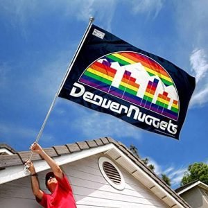 WinCraft NBA Denver Nuggets Vintage Throwback Skyline Outdoor Large Grommet Flag