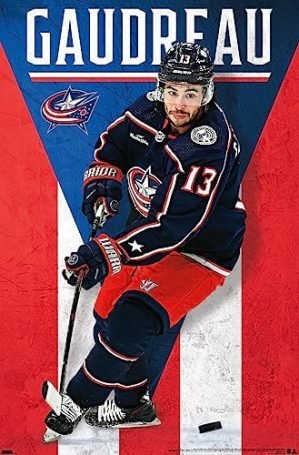 Trends International NHL Columbus Blue Jackets - Johnny Gaudreau 23 Wall Poster