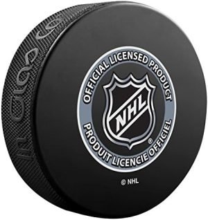 NHL Calgary Flames Officially Licensed Stitch Design Hockey Puck
