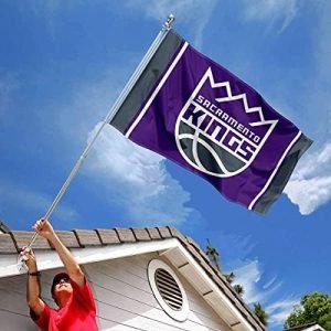 NBA Sacramento Kings Crown Indoor Outdoor Flag