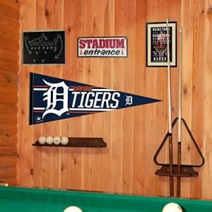 WinCraft MLB Detroit Tigers Baseball Large Pennant