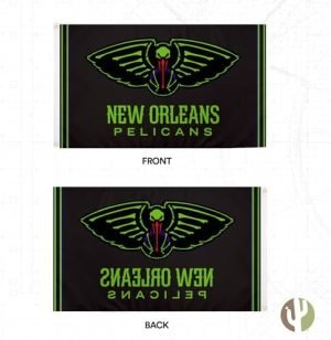 NBA New Orleans Pelicans NOLA Flag 100% Polyester Indoor Outdoor 3×5