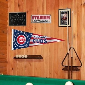Chicago Cubs Baseball Nation USA Stars and Stripes Pennant Full Size Pennant Flag