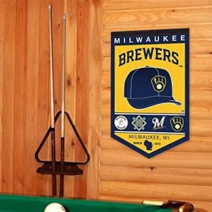 MLB Milwaukee Brewers Heritage History Banner Pennant