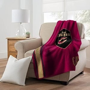 Northwest NBA Polyester Sherpa Throw Blanket 50X60 inch, Cleveland Cavaliers