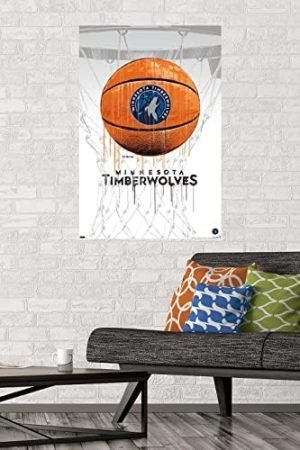 Trends International NBA Minnesota Timberwolves – Drip Basketball 21 Wall Poster, 22.375″ x 34″