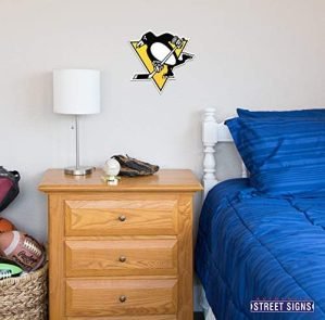 NHL Pittsburgh Penguins Laser Cut Steel Team Logo Plaques