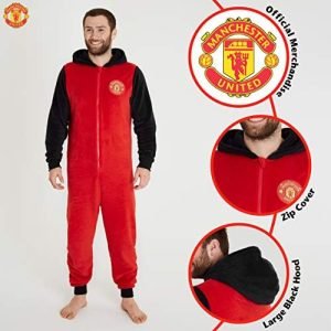 Manchester United F.C. Mens Pajamas Fleece