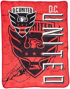 Northwest MLS DC United Micro Raschel Throw Blanket