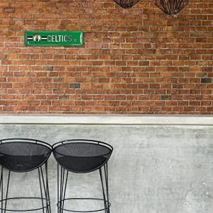 Rico Industries NBA Boston Celtics Metal Street Sign 4″ x 15″ Home Décor