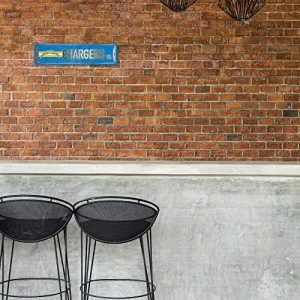 Rico Industries NFL Los Angeles Chargers Metal Street Sign Metal Street Sign 4″ x 15″