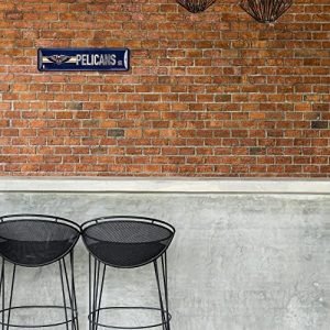 Rico Industries NBA New Orleans Metal Street Sign 4″ x 15″