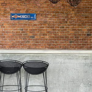 Rico Industries NBA New York Knicks Metal Street Sign 4″ x 15″