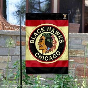 MLB Chicago Blackhawks Vintage Retro Double Sided Garden Flag