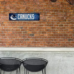 Rico Industries NHL Plastic Street Sign 4″ x 16″ Street Sign – All Teams