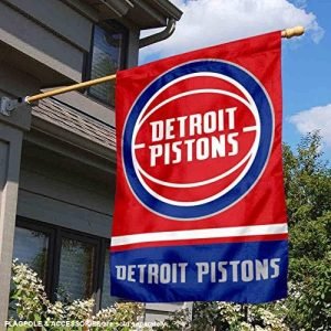 NBA Detroit Pistons Double Sided House Banner Flag