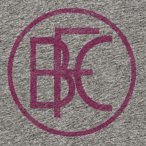 Burnley FC Retro Badge Vintage Tri-Blend T-Shirt