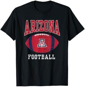 University of Arizona Wildcats Football Ball T-Shirt