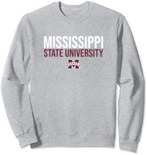 Mississippi State University Bulldogs Stacked Sweatshirt