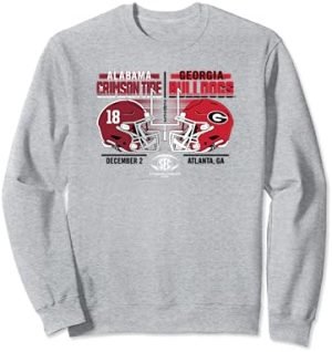 Alabama Crimson Tide Georgia Bulldogs SEC Championship 2023 Sweatshirt