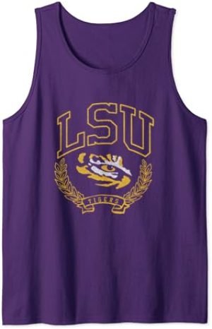 LSU Tigers Victory Vintage Purple Tank Top