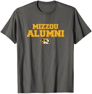 University of Missouri Mizzou Tigers Alumni with Logo T-Shirt