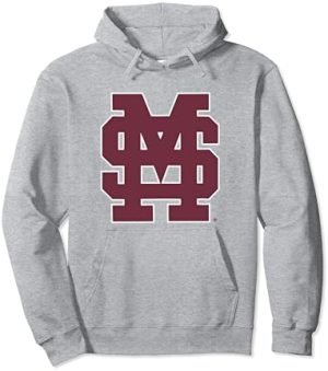Mississippi State University Bulldogs Baseball Logo Pullover Hoodie