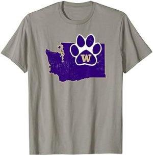 Huskies State Shape T-Shirt