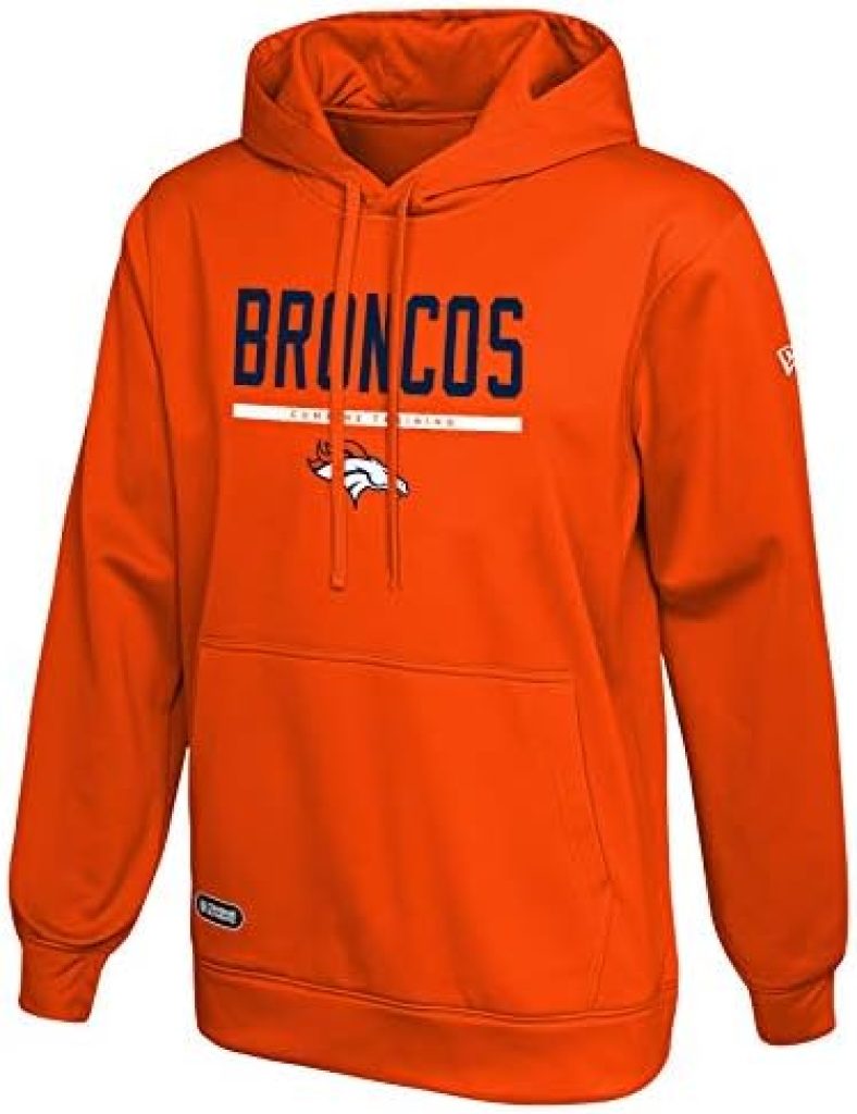 New Era NFL Men's Safety Performance Pullover Hooded Sweatshirt, Pro Football Fleece Hoodie