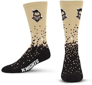 For Bare Feet Men's Spray Zone Crew Sock NCAA