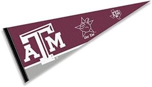 Texas A&M Aggies Full Size Gig Em Pennant