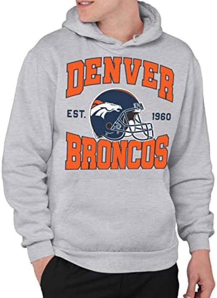 Junk Food Clothing x NFL - Team Helmet - Unisex Adult Pullover Hoodie for Men and Women - Officially Licensed NFL Apparel