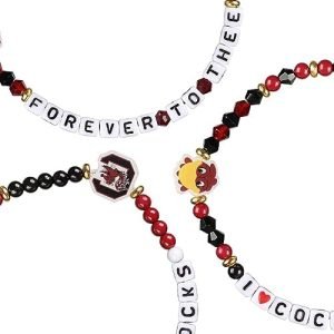 FOCO NCAA Team Logo 3-Pack Beaded Friendship Bracelets – All Teams