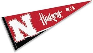 Nebraska Cornhuskers New Logo 12 in X 30 in Pennant