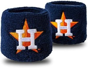 Franklin Sports MLB Team Licensed Baseball Wristbands - MLB Team Logo Sweat Wristbands - Great for Costumes + Uniforms - Pair