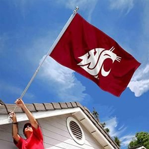 Washington State Cougars WSU University Large College Flag
