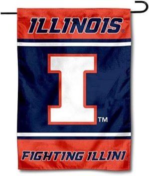 Illinois Fighting Illini Garden Flag
